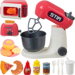 Children's kitchen set 26 pcs ISO Trade – mixer, toaster and microwave with accessories
