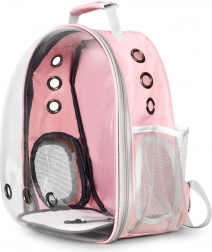 Rucksack-Transportbox für Katzen und kleine Hunde mit transparenter Front