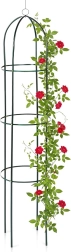 Vilde tuinobelisk voor klimplanten 36 × 36 × 194 cm groen