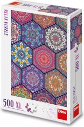 Relaxation Puzzle with Mandalas 500 XL Pieces