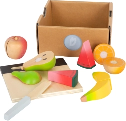 Small foot Fresh Wooden Fruit Cutting Set