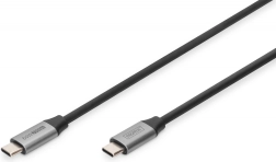 USB‑C Cable 3.0, 60 W, 5 Gbps, USB‑C to USB‑C, 1 m, Black