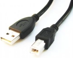 USB 2.0 Kabel A–B 3 m schwarz