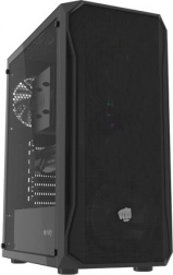 boîtier pc fury shobo sh4f midi tower avec verre trempé noir