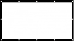 Projektionsleinwand 84 Zoll Maclean 186x100 cm mit 25mm Rahmen