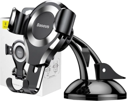 BASEUS zwaartekrachtautohouder Osculum, zwart-zilver