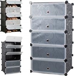 Modular Shoe Cabinet with 5 Levels