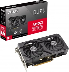 carte graphique asus dual radeon rx 7600 evo oc 8 go gddr6