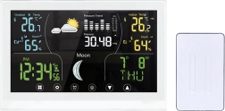 Solight weather station with color display, white