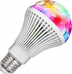 Rotierende RGB-LED-Lampe E27 Disco-Kugel
