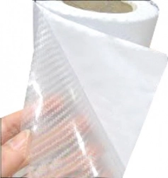 Transparante zelfklevende folie 3D Carbon 1,27x28m