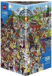 Puzzel 1500 stukjes Oktoberfest met poster