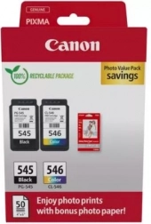 Canon multipack PG-545/CL-546 Photo Value with photo paper