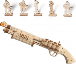 RoboTime 3D Wooden Mechanical Puzzle Shotgun Terminator