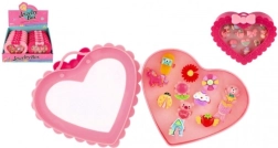 Ensemble de bagues réglables en plastique - divers motifs