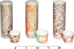 Stabile bunte Backförmchen 5 cm, 25 Stk.