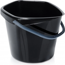 Schwarzer Plastikeimer 5 l