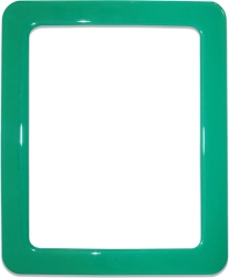 Magnetic self-adhesive frame size 19.0 x 23.8 cm - green