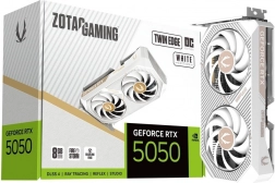 Carte graphique blanche ZOTAC GAMING GeForce RTX 5050 Twin Edge OC 8 Go GDDR6