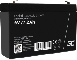 Maintenance-free Green Cell AGM Battery 6V 7.2Ah