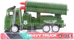 Military Truck with Rockets – Plastic Model for Kids