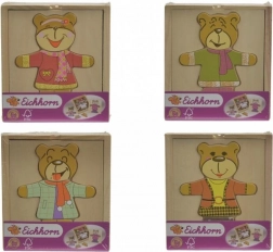 Wooden Puzzle Teddy Bear