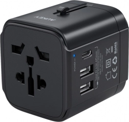 Aukey Universal Travel Adapter 7.8A with 2xUSB A and 1xUSB C