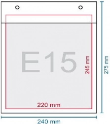 Luftpolsterumschlag E15, selbstklebend, 27,5 × 24 cm