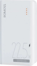 Power Bank ROMOSS Sense4SF 10000 mAh, 22.5 W (white)