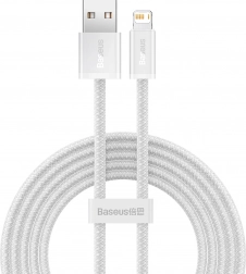 Baseus Dynamic USB–Lightning Kabel 2 m, Schnellladen 2,4 A (weiß)