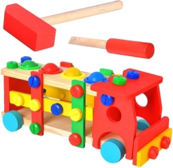 Wooden Educational Cargo Truck