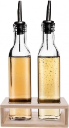 Glass Oil and Vinegar Dispensers in Stand 2×300 ml