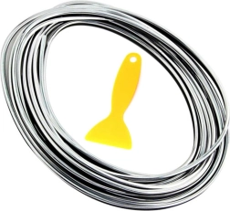 Ag679b decoratieve strip 5 m zilver