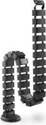 Elastischer Kabelorganisator 1,3m schwarz