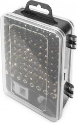 Ensemble d’outillage de précision 115 pièces pour la réparation d’électronique DIGITUS