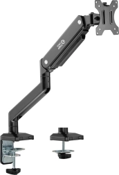 Ergonomic monitor mount with gas spring system