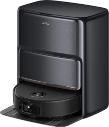 mova z60 ultra roller robot aspirateur et laveur noir avec auto-nettoyage