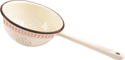 Emailliertes Küchensieb TONCA beige 20 cm