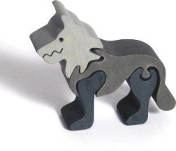 Wooden Insert Puzzle Small Wolf