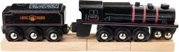 Hölzerne Nachbildung der Dampflokomotive Bigjigs Rail Black 5