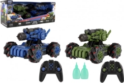 RC battle tanks 2.4 GHz – set of 2 with smoke effect and lights