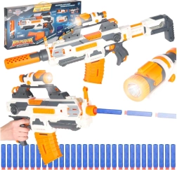 Blaster en mousse modulaire 4 en 1 avec 30 fléchettes