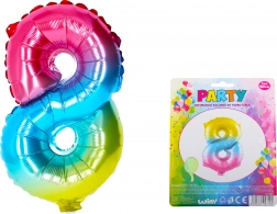Rainbow Inflatable Balloon Number 8
