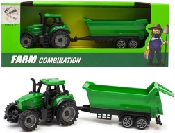 Tracteur avec remorque