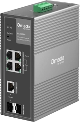 Industrial Switch IES206GPP Omada, 6× gigabit, 3× PoE+, 1× PoE++, cloud management