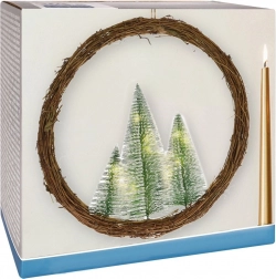 Leuchtender Weihnachtskranz mit LED, 40 cm