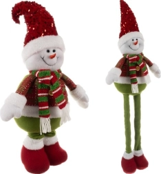 Christmas Snowman with Telescopic Legs