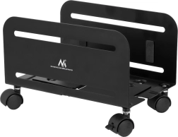 Mobile stand for computer case with adjustable width