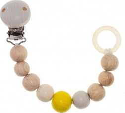 Hess Nature pacifier clip yellow