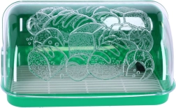 Plastic bread bin, bread container, size 33x25x17 cm, POLISH PRODUCT